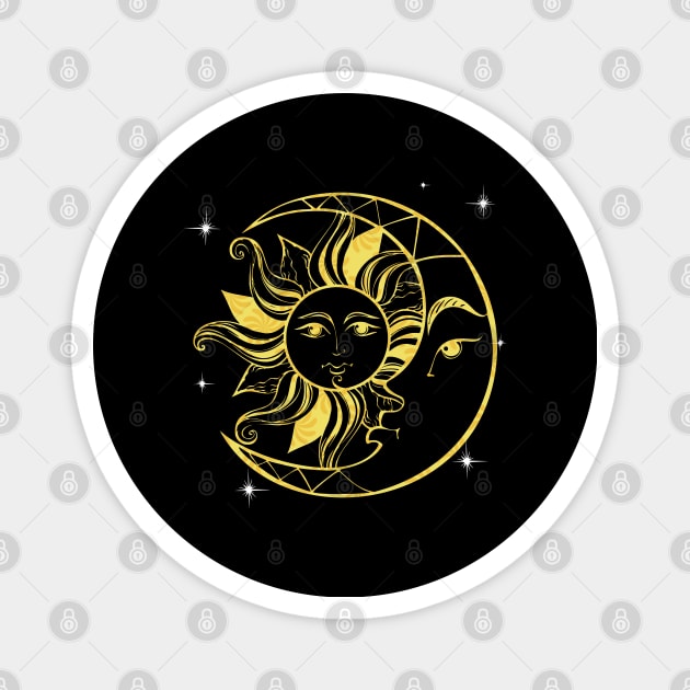 Sun, Moon, Star Magnet by Emart